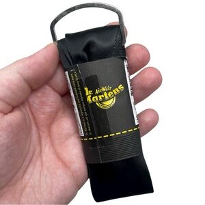 Dr. Martens Black Ribbon Shoe Boot Laces 8-10 Eye (140cm/55 Inches)